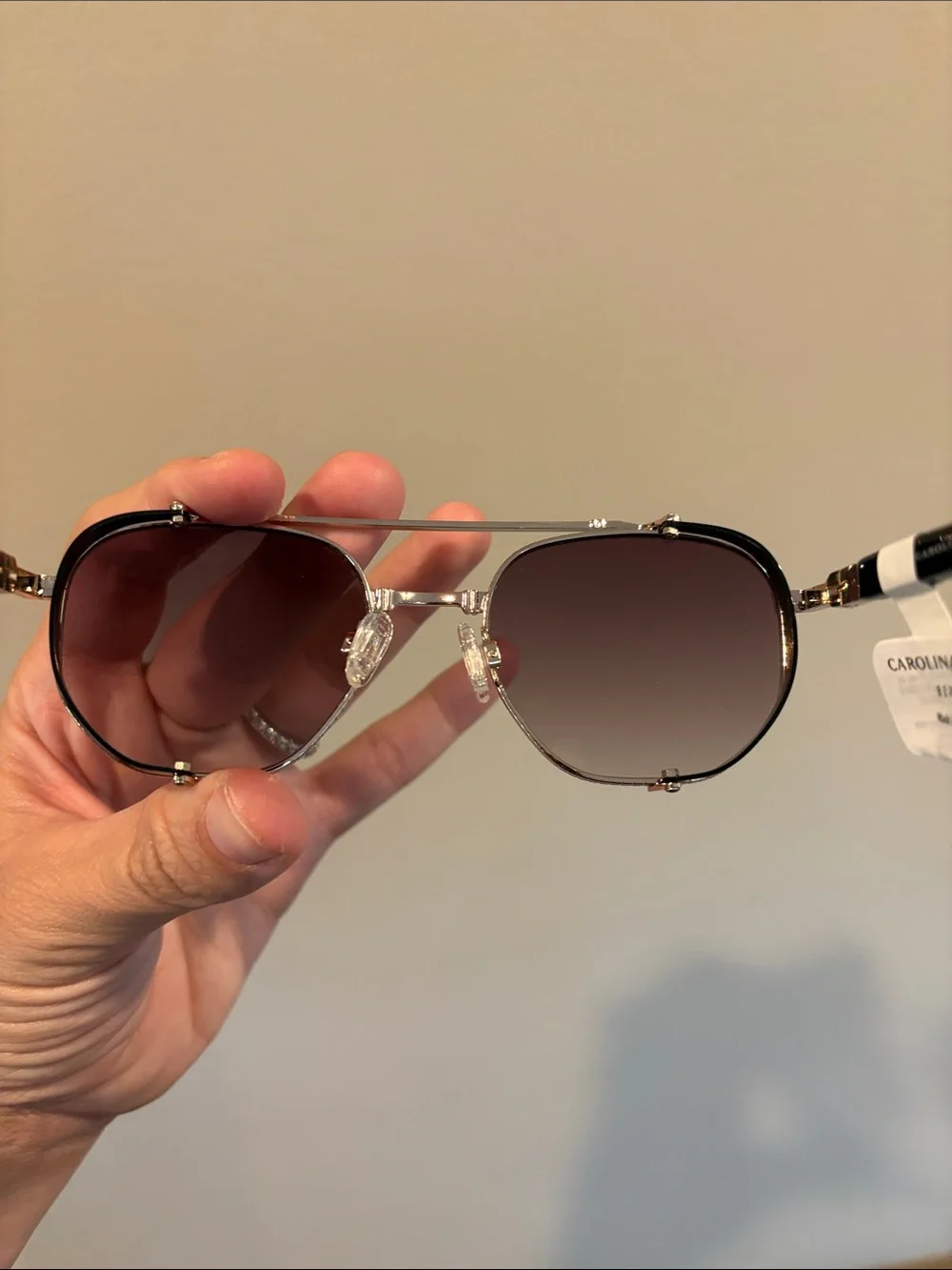 Carolina Lemke Berlin Eyewear - Darcell, Black/Gold (CL3684-01)
